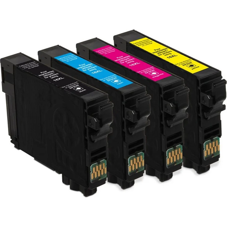 Q-Connect Alternativ Tintenpatrone MultiPack Bk, C, M, Y, 4 Stück, ersetzt C13T16264010