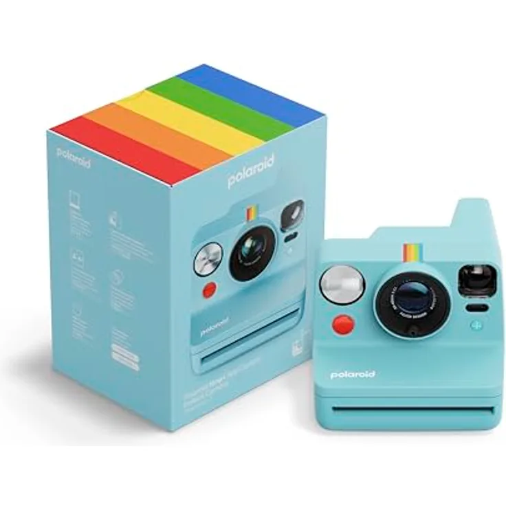 Polaroid Now+ Generation 3 Bluetooth Sofortbildkamera - Arktisblau (9163)