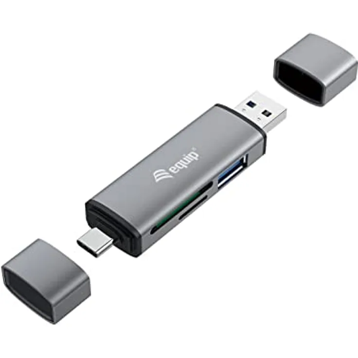 Equip Kartenleser USB 3.0 HUB OTG SB-C & USB-A SD/MicroSD