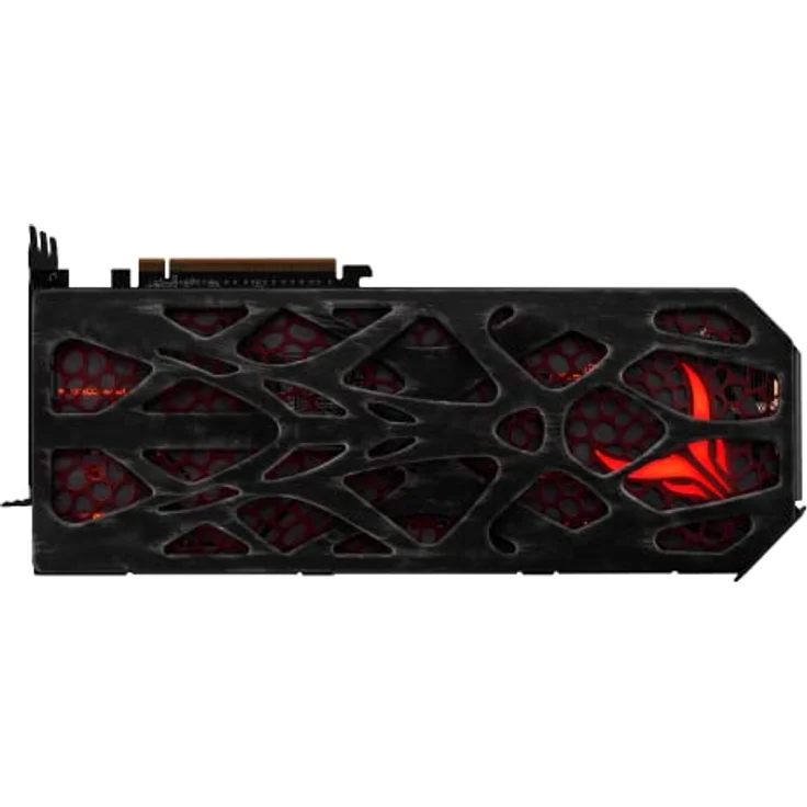 PowerColor Swappable Backplate for RX 7900er Red Devil Alu (SBP-790002), Immersive Devil Skin Design, Leichtes und Ausserirdisches Design – Bild 6