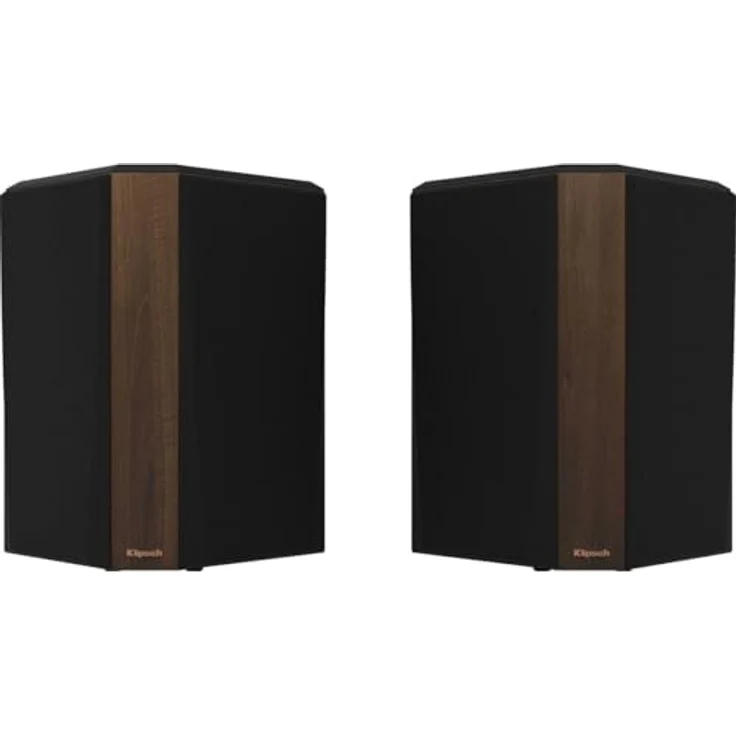 Klipsch Reference Premiere RP-502S II, Surround Sound Lautsprecher Paar mit Wandmontage, 5.25" Cerametallic Woofers und Tractrix Horn in Walnuss – Bild 4