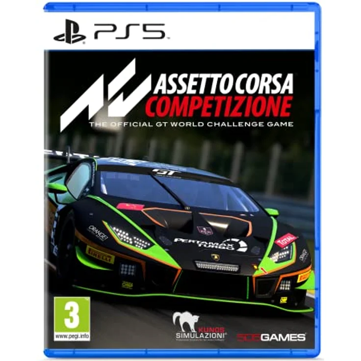 505 Games Assetto Corsa Competizione Standard Edition (PS5), 4K-Grafik, 60 FPS, 2021 Liveries, Vollständig immersive Simulation, Neue Generation Grafik und Audio, Erweiterte Multiplayer-Funktionalität – Bild 1