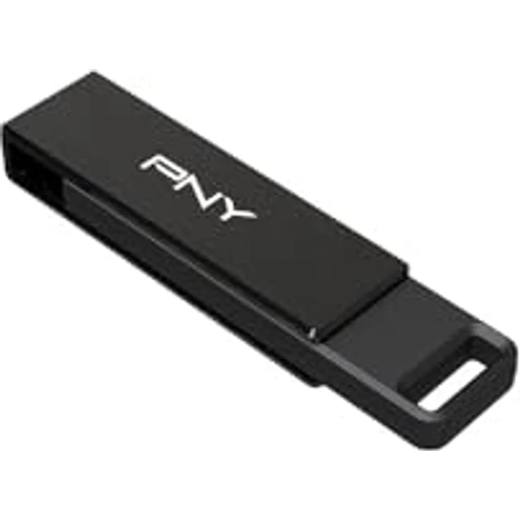 PNY 128GB Elite-X Type-C USB 3.2 Gen 1 Flash Drive, up to 200MB/s Read Speed, sleek and stylish housing, silver – Bild 3