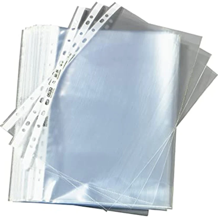 Herlitz Prospekthüllen 5824008, A4, glasklar, 0,05 mm, oben offen, 100 Stück – Bild 5