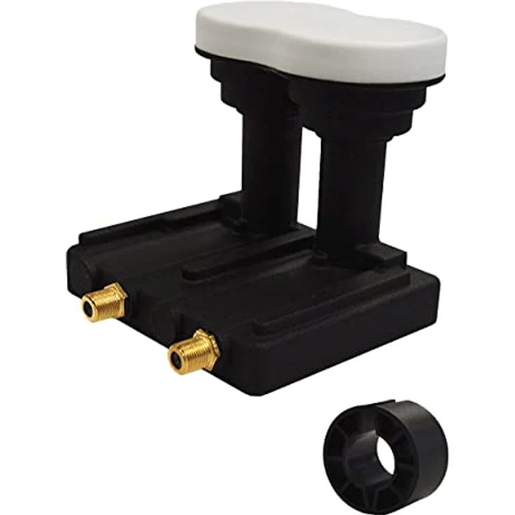 Premium X Monoblock Twin PXMB-3T LNB 0,1dB für Astra 19,2° & Eutelsat 16°, wasserdicht, kompatibel mit 80-85cm Satellitenschüsseln für bis zu 2 Teilnehmer – Bild 1
