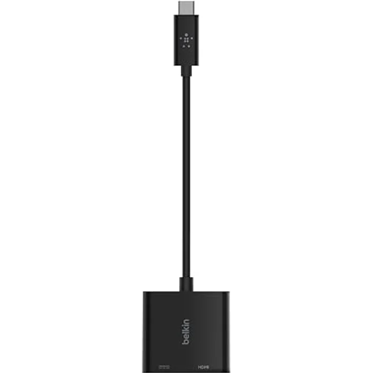 Belkin USB-C-HDMI-Ladeadapter (unterstützt 4K-UHD-Videoauflösung, 60 W Leistung für angeschlossene Geräte) MacBook Pro HDMI-Adapter – Bild 4