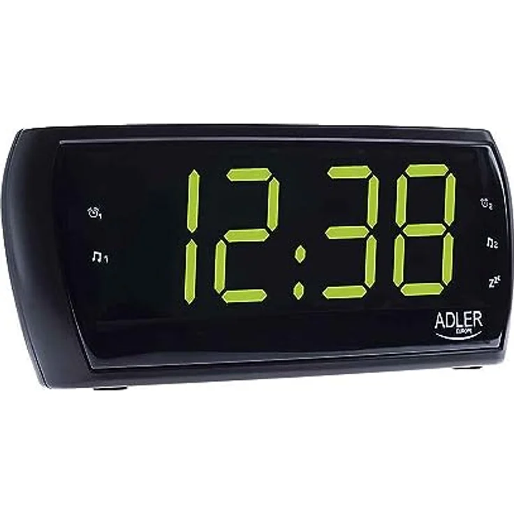 Radiowecker Uhrenradio Uhr Wecker AM-FM Radio Helligkeitsregler mit extra großem Display – Bild 7