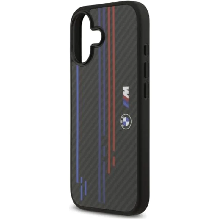 CG MOBILE BMW M Kevlar-Linien & Logo Mag Safe Hülle für iPhone 17, schwarze Schutzhülle aus Aramidfaser/PC/TPU – Bild 5