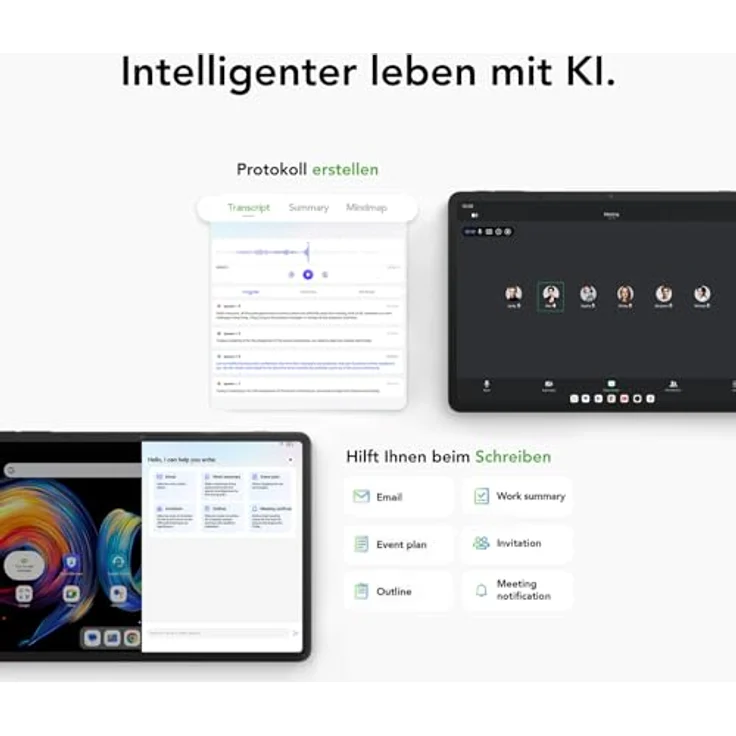 TCL NXTPAPER 11 Plus, 11,5 Zoll Tablet mit MediaTek Prozessor, 256 GB Speicher, 8 GB RAM, Wi-Fi 5, Android 15, grau – Bild 10
