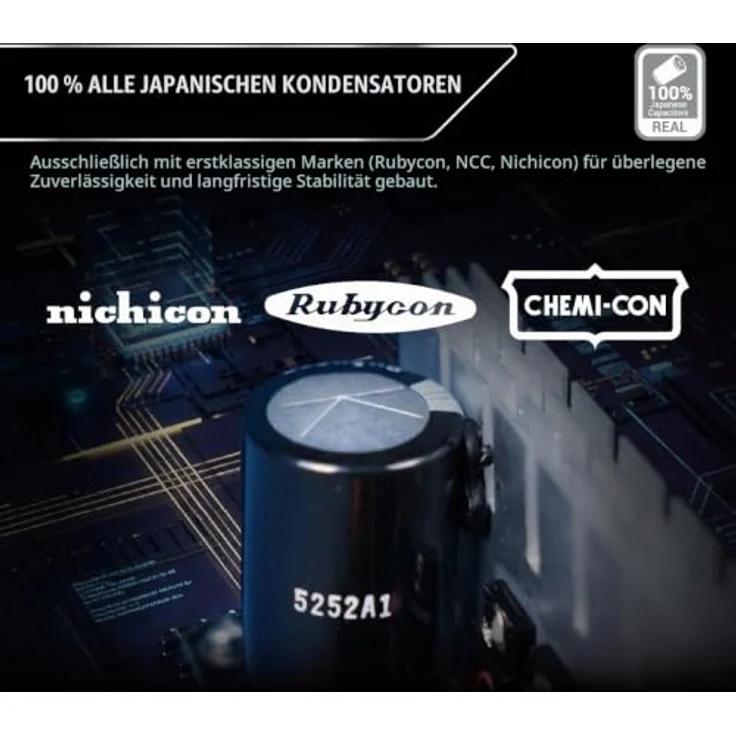 GAMEMAX MAX P750B 750W Netzteil, 80 Plus Bronze zertifiziert, nicht-modular, ATX 3.1, geeignet für RTX 40/50 Serie, 200-240V AC Eingang – Bild 3