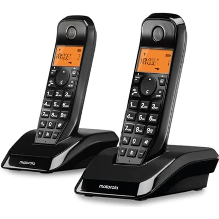 Motorola Kabelloses Telefon Motorola S1202 (2 Stück) Weiß – Bild 2