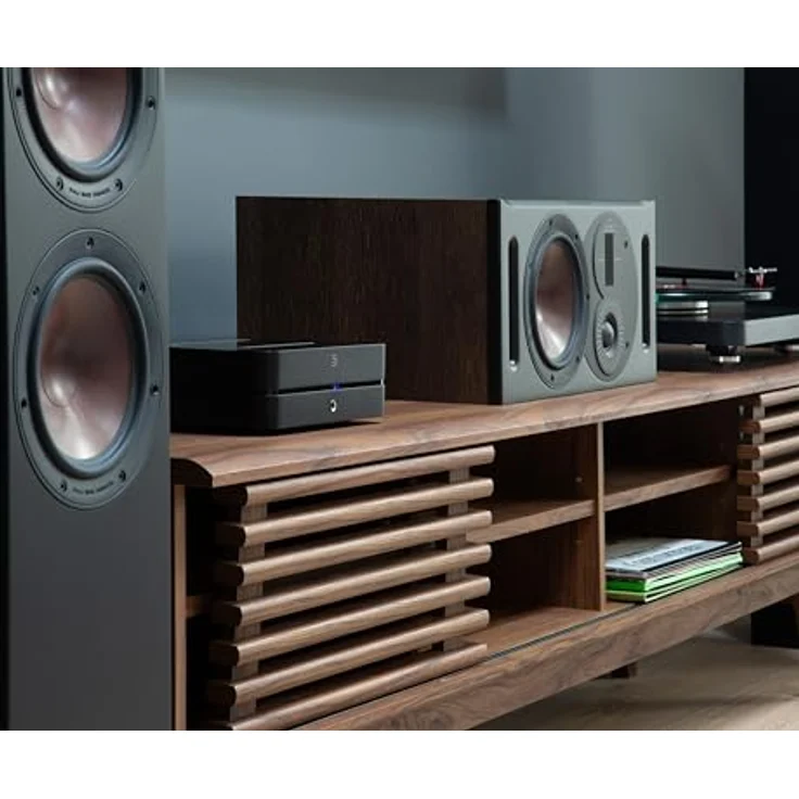 Bluesound Powernode 2025, kabelloser Mehrraum-Musik-Streaming-Verstärker, 100 W x 2 Stereo/80 W x 3 LCR, Hi-Res Audio, HDMI eARC, Schwarz – Bild 4