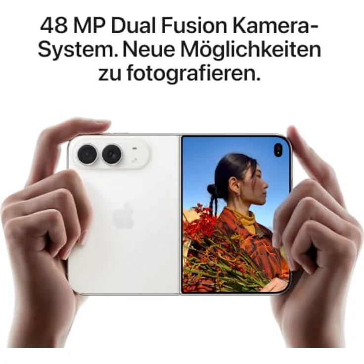 Apple iPhone Duo 5G Smartphone (7,6 Zoll) OLED-Display, 2 TB interner Speicher, iOS 27, Weiß – Bild 5