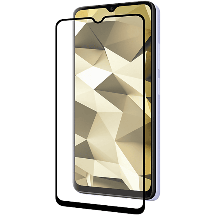 ISY IPG 5178-2.5D Displayschutz für Xiaomi Redmi 12C, schwarze Schutzfolie mit 2.5D Rand