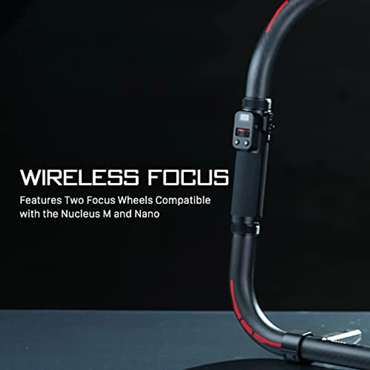 Tilta Dual Channel Wireless Lens Control Handle für Advanced Ring Grip, kompatibel mit DJI RS 2, leicht und langlebig, schwarz – Bild 5