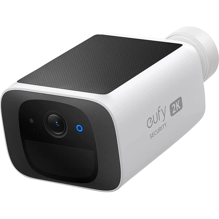 eufy SoloCam S220, Netzwerkkamera mit 2560 x 1440 Pixels, Personenerkennung, wetterfest, Weiss