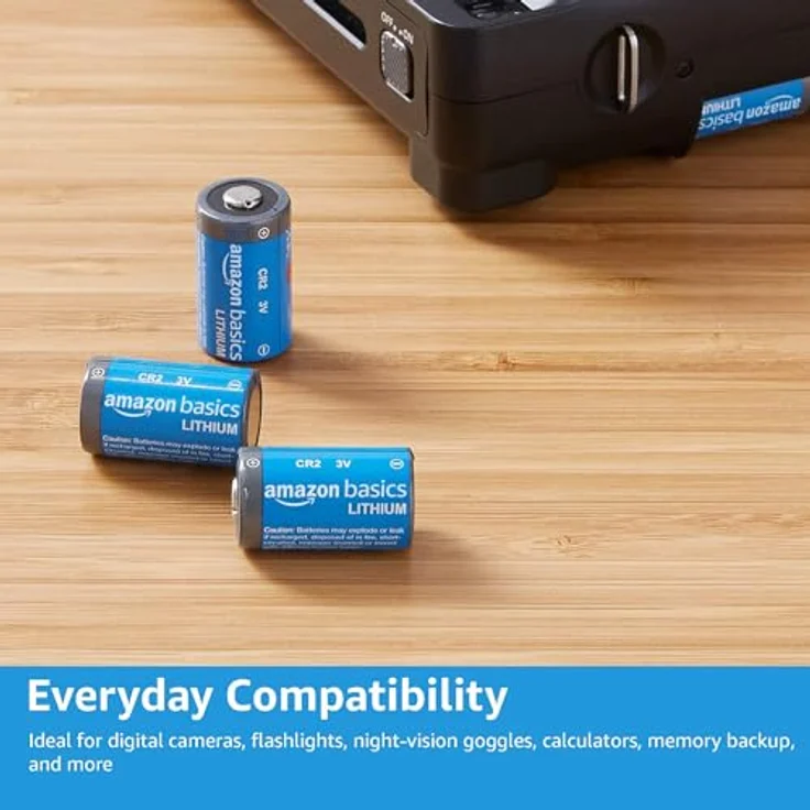 AmazonBasics – CR2-Lithium-Batterien, 3 V, 4er-Pack – Bild 5