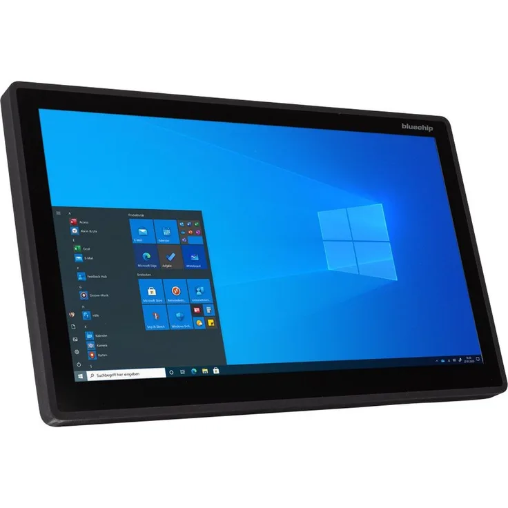 BLUECHIP INDUSTRYline P215KT-5001 All-in-One-PC mit Intel® Core™ i5-1145G7E Prozessor, 21,5" Touch-Panel, 8 GB DDR4, 240 GB SSD, Windows 10 IoT, Schwarz