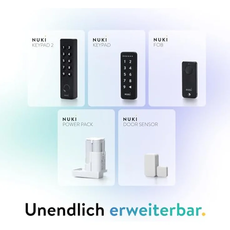 NUKI Smart Lock Go (2025) mit Bluetooth, WLAN & Matter, elektronisches Türschloss, smartes Schloss zum Nachrüsten, schwarz – Bild 4