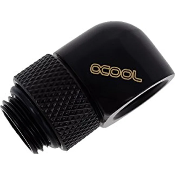 Alphacool Eiszapfen Connector Series Rotatable L-Connector - Flüssigkühlsystemarmatur - Deep Black – Bild 4