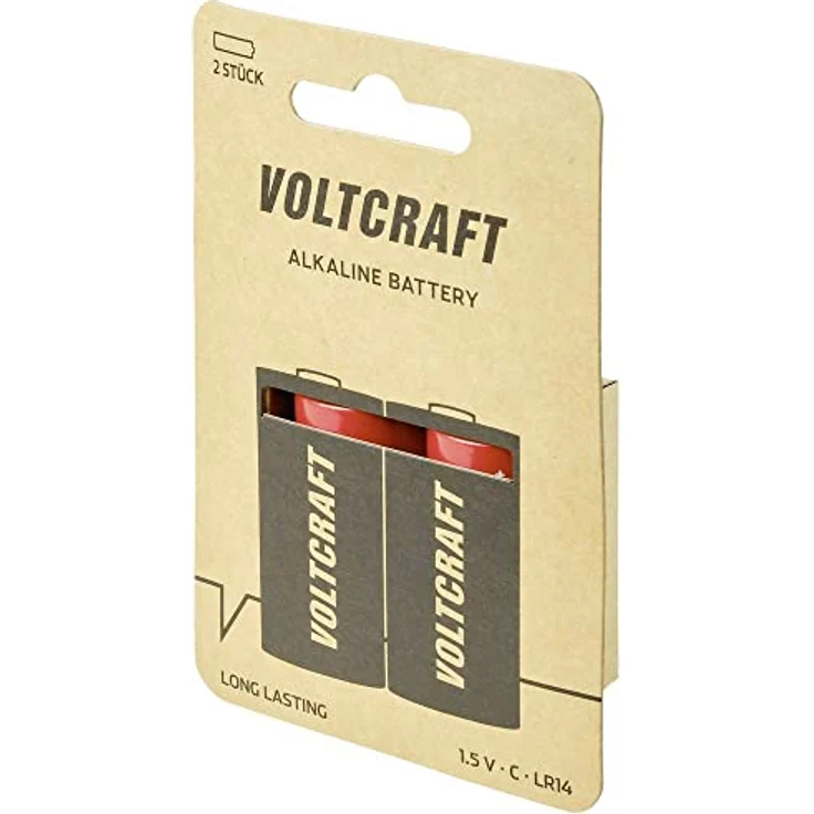 VOLTCRAFT Industrial LR14 Baby (C)-Batterie Alkali-Mangan 7500 mAh 1.5 V 2 St. – Bild 3