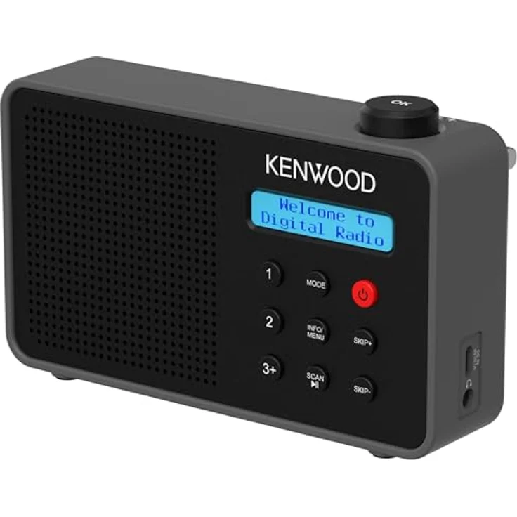 Kenwood CR-M25DAB-B, Tragbares DAB+ Radio mit Bluetooth, Automatic Safety Alert, Li-Ion Akku, USB-C Ladeanschluss, Schwarz – Bild 4