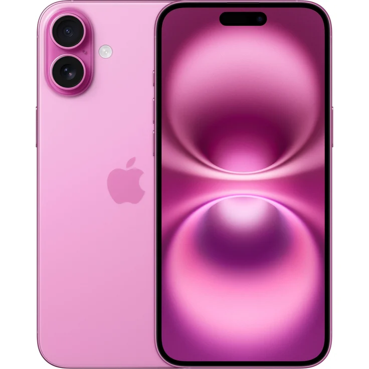 Apple iPhone 16 Plus 5G Smartphone (6,7 Zoll) OLED-Display, 128 GB interner Speicher, iOS 18, pink – Bild 1