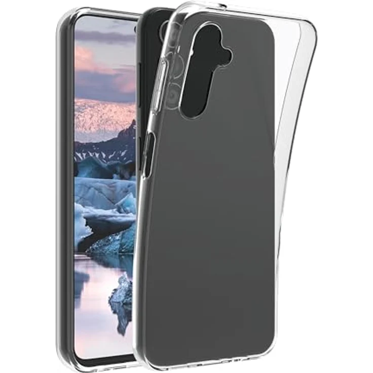 dbramante1928 Smartphone-Hülle Case Greenland für Galaxy A34 5G, transparente Handyhülle aus 100 % recyceltem Kunststoff, stoßfest – Bild 2