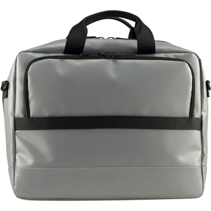 "Jost Aktentasche Tolja, Futuristische Laptop-Tasche aus wasserabweisendem PU Tarpolin"
