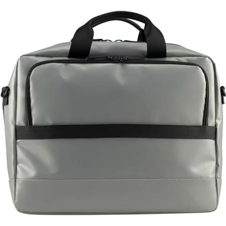 "Jost Aktentasche Tolja, Futuristische Laptop-Tasche aus wasserabweisendem PU Tarpolin" – Bild 1