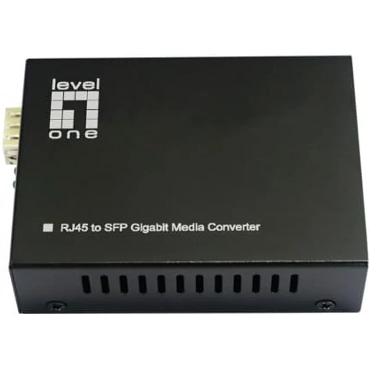 LevelOne GVT-2015, 10/100/1000T > RJ45 to SFP Media-Konverter mit 60W PoE, Schwarz – Bild 3