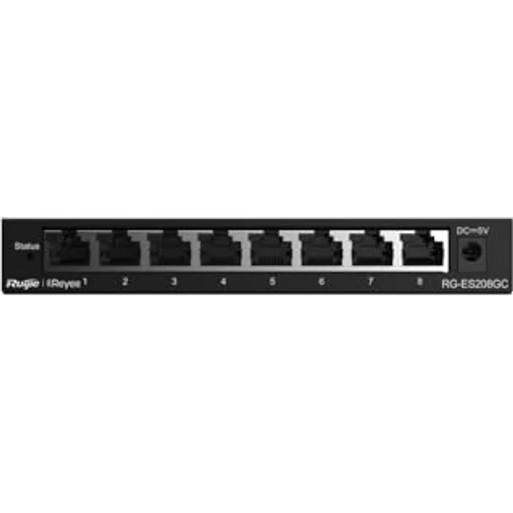 Reyee Ruijie Reyee 8-Port Gigabit Smart Managed Switch RG-ES208GC, Plug & Play – Bild 1