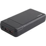 Denver Powerbank 20000mAh Quick Charge (20000 mAh, 18 W, 74 Wh), Grau