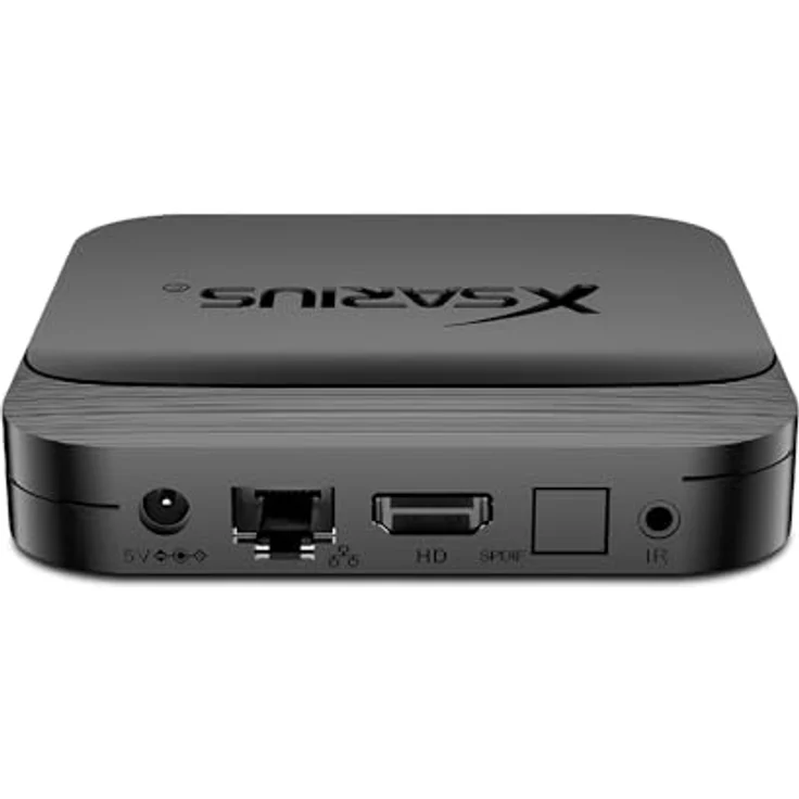 Xsarius Pure 4 4K UHD Android 14 IP-Receiver, Schwarz, Dual-WiFi, 2GB RAM, 16GB Flash, HDMI, HDR10+, Bluetooth, PremiumTV+ – Bild 3
