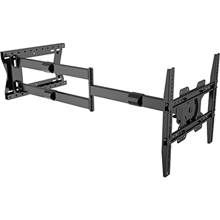 Nanook 2120 Langarm-TV-Wandhalterung für 42-75-Zoll-Fernseher, Extra langer Auszug bis zu 120 cm, Starke vollbewegliche TV-Halterung, Belastbarkeit bis 40 kg, Schwenkbar bis zu 180°, Max. VESA 400x400 – Bild 1