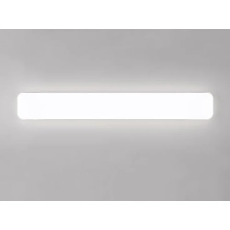 Reality Leuchten LED Deckenleuchte Blanca R64144401, Kunststoff Weiß matt/Chrom, inkl. 46 Watt LED, Switch Dimmer – Bild 5