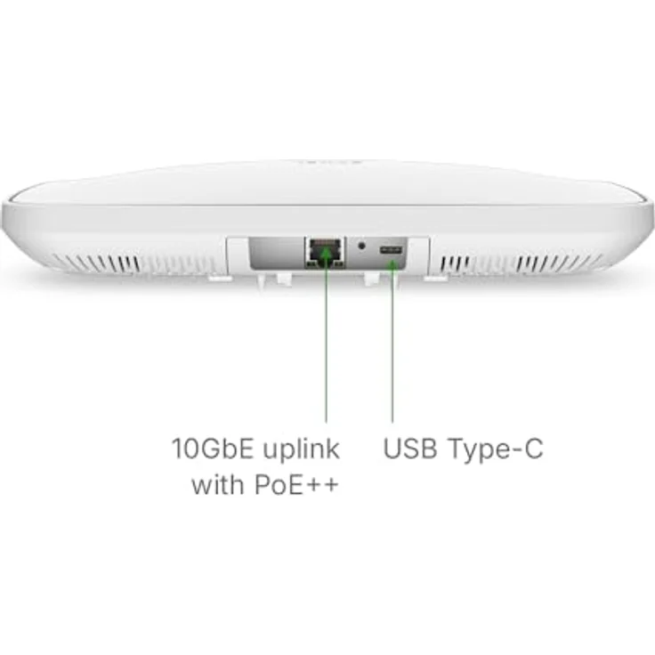 Zyxel NWA240BE, 802.11be Wifi 7 NebulaFlex Access Point mit 4800 Mbit/s, Tri-Band und MU-MIMO, zwei 2.5G LAN Ports, PoE+ Unterstützung – Bild 3