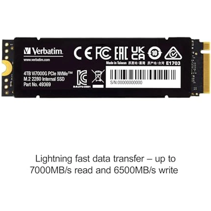 Verbatim Vi7000 (4000 GB, M.2 2280), SSD - Preisvergleich – Bild 2