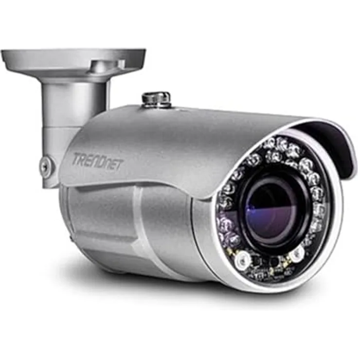 TRENDnet Indoor-Outdoor 4 MP, Motorgesteuerte Varifokal PoE IR-Netzwerkkamera, Auto-Focus, Optischer Zoom, Digital WDR, Nachsicht bis zu 30m (100ft), IP66 Gehäuse, ONVIF, IPv6, TV-IP344PI