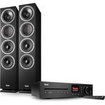 Teufel Theater 500 KOMBO 2, Leistungsstarke Stereoanlage mit Bluetooth aptX, DAB+ Digitalradio, WLAN, CD-Receiver, USB, Schwarz