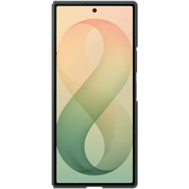 SAMSUNG Silicone Magnet Case, Backcover für Galaxy Z Fold8 Ultra, griffiges Silikon, inklusive Anti-reflecting Film, Green Shadow – Bild 1