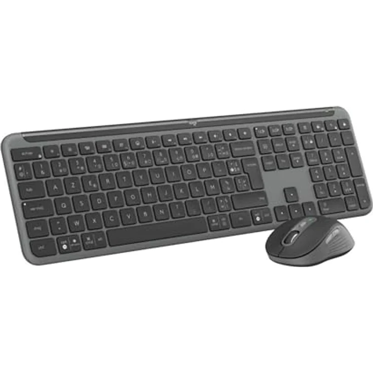 Logitech Sgn Slim Combo MK950 Business, Tastatur und Maus im Graphit Design, kabellos mit 36 Monate Akkulaufzeit, QWERTY Layout, kompatibel mit Windows, MacOS, Android, iOS – Bild 9