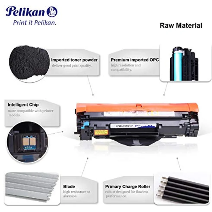 Pelikan CF283A, Toner Schwarz mit exakter Farbwiedergabe, kompatibel mit Druckern – Bild 6