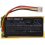 vhbw Akku kompatibel mit Sennheiser Flex RS 2000, RS 5000 Stereoverstärker, HiFi-Verstärker (280mAh, 3,7V, Li-Polymer)