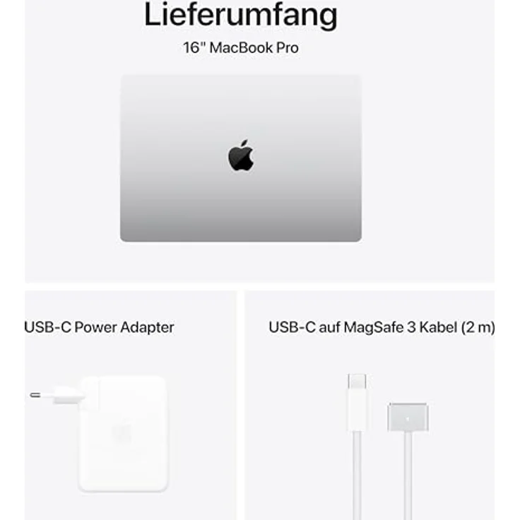 Apple MacBook Pro 16" (2024), Apple M4 Pro, 24 GB RAM, 512 GB SSD, Silber – Bild 6