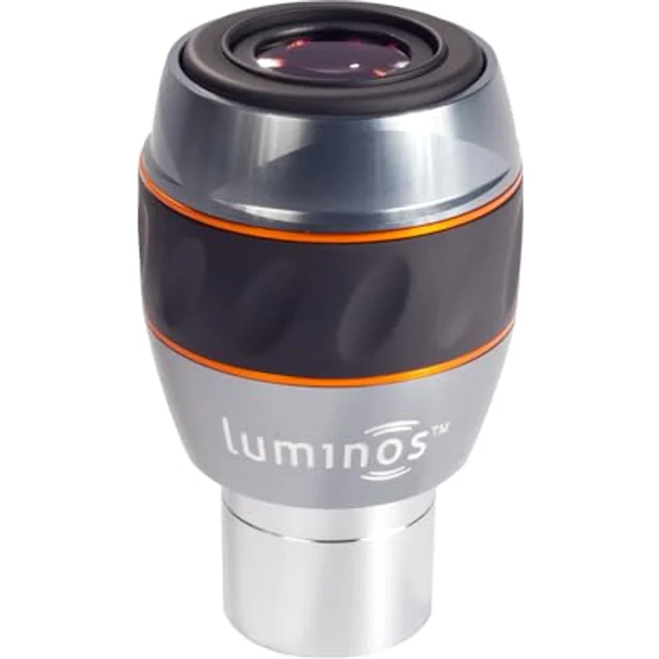 Celestron Ocular Luminos 1.25´´ 7 mm Mikroskoplinse, 82° Sichtfeld, komplett mehrfachvergütet, Silber – Bild 2