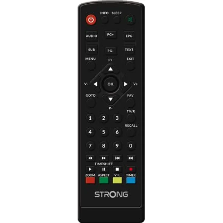 STRONG SRT8208 DVB-T2 DVB-T2 - Unterstützt HEVC265 - TV-Receiver / Tuner mit Recorder Funktion (HDMI, Scart, USB, Dolby Digital Plus) - Schwarz – Bild 4