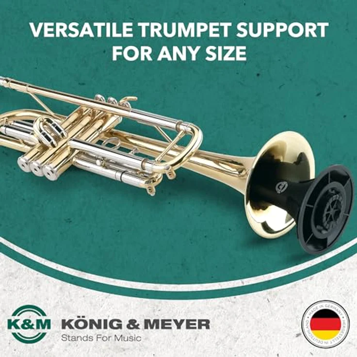 K&M 15213 Trompetenständer schwarz - Preisvergleich – Bild 3