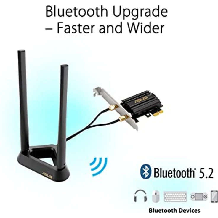 ASUS PCE-AXE59BT AXE5400 WiFi 6E PCI-E Adapter – Bild 5