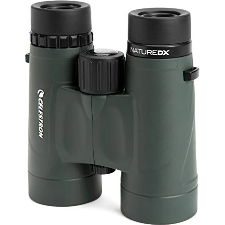 Celestron 71333 Nature DX 10 x 42 mm Ferngläser mit mehrfach vergüteter Linse, BaK-4 Prismenlinse und Etui, Grün – Bild 3